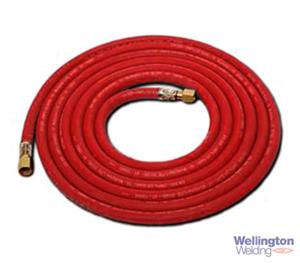 Acetylene Fitted Hose 6.3mm X 5m 1/4"