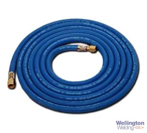 Oxygen Hose Fitted 6.3mm X 5m, 1/4"