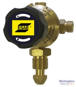 Esab G250 Single Stage Regulator 0-10 Bar Oxygen 0 Gauges (Plugged)